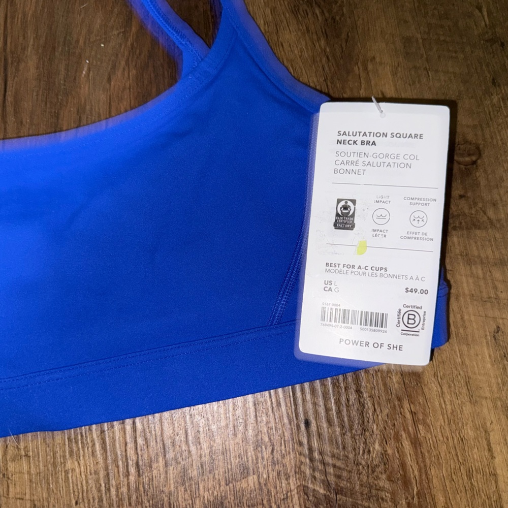 New - Athleta SALUTATION SQUARE
NECK Large - Picture 3 of 3